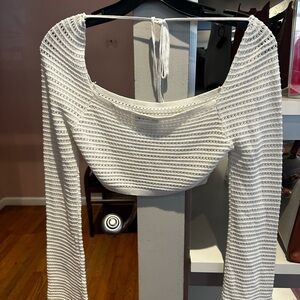 Elegant White Women's Sweater